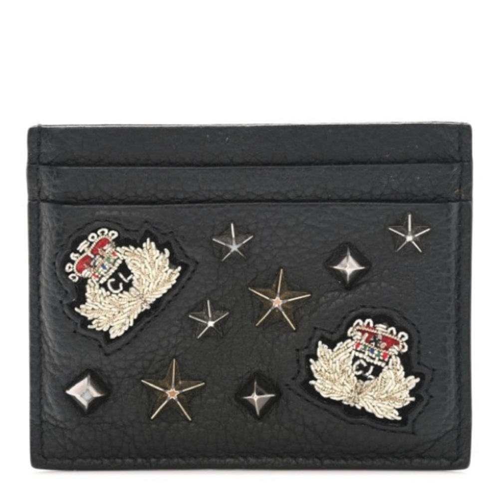 CHRISTIAN LOUBOUTIN Black Cardholder